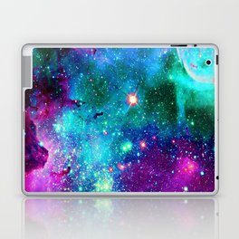 purple pink blue nebula Laptop Skin