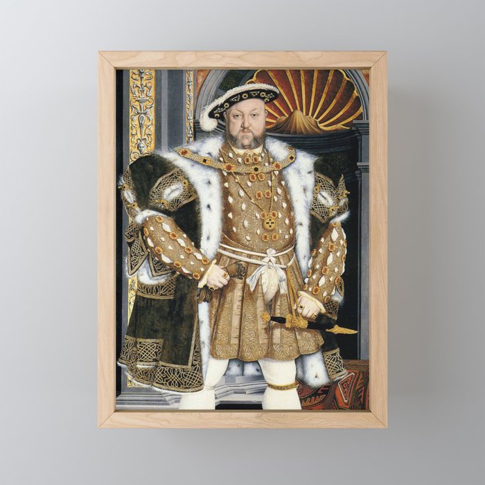 Henry VIII portrait Framed Mini Art Print