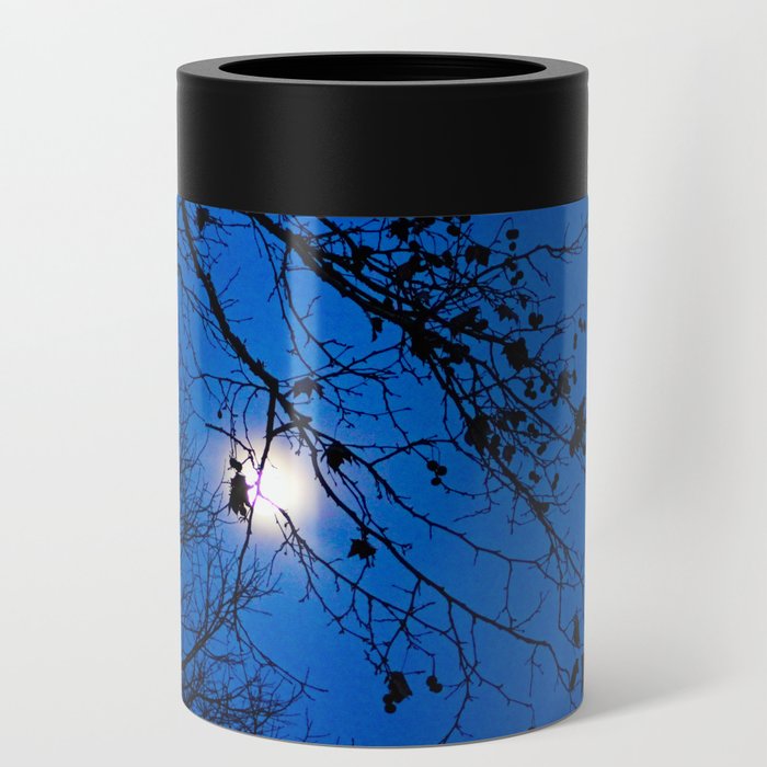 Winter Bare Trees Branches Night Moon Can Cooler