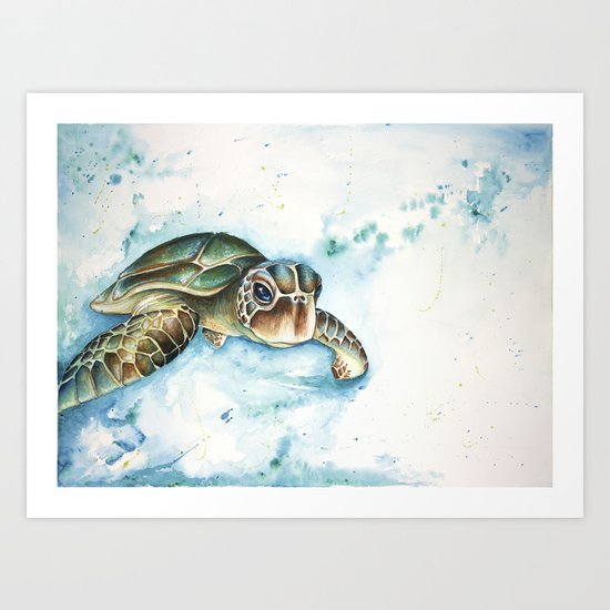 Sea Turtle Art Print