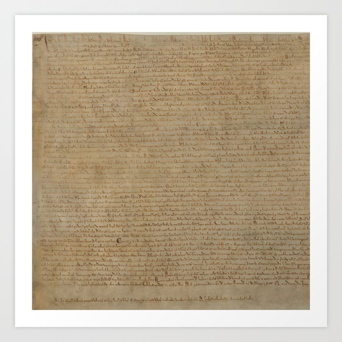 Magna Carta Art Print By Pnralley 