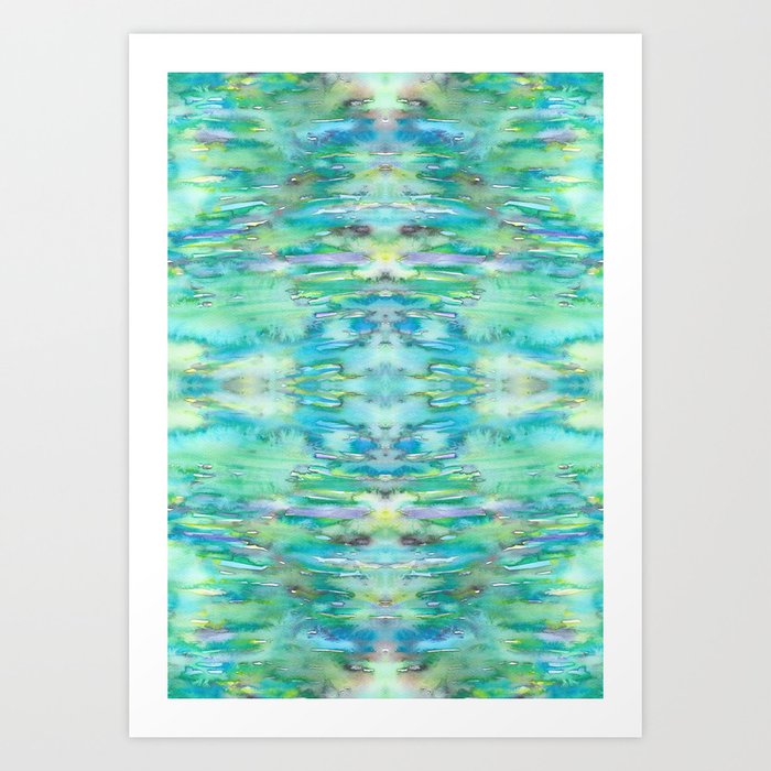 Water and Light Reflections Art Print