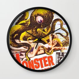 MONSTER FROM THE OCEAN Wall Clock