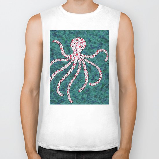 Dream of Octopus Biker Tank