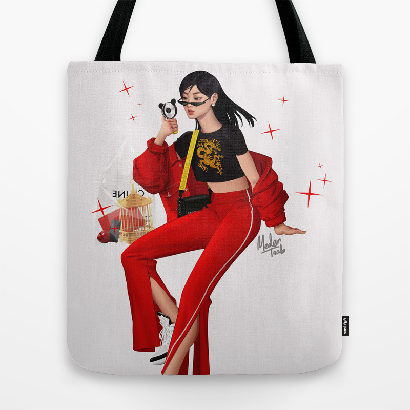 mulan tote bag