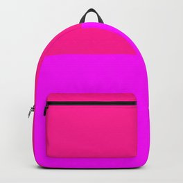 Deep pink and Magenta minimalist two horizontal colors. Backpack