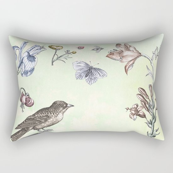 Nature is a temple Rectangular Pillow