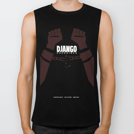 Django Unchained - Quentin Tarantino Minimal Movie Poster Biker Tank