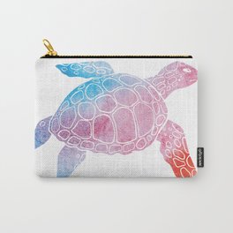 Watercolor Sea Turtle Carry-All Pouch