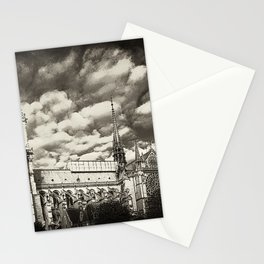 Gothic church in gothic weather  Stationery Card