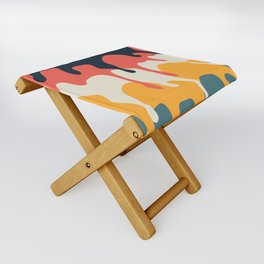 Colorful splatters Folding Stool