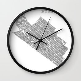 Bushwick, NY Wall Clock