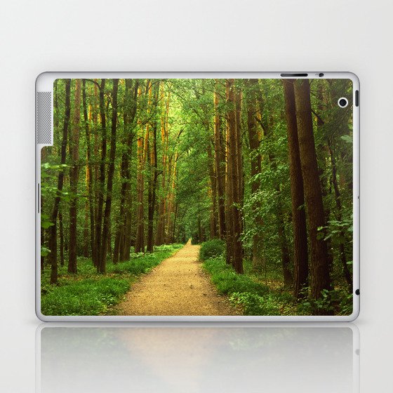 Forest path Laptop & iPad Skin