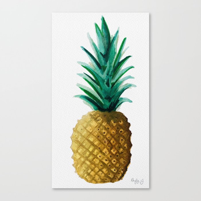 Original Pineapple  Canvas Print