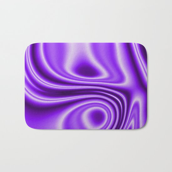 Purple Silk Bath Mat