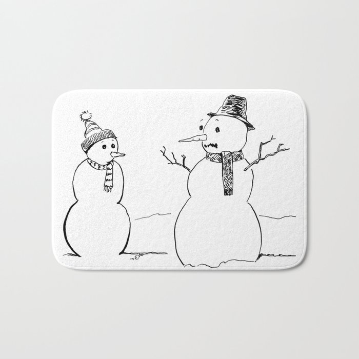 A Snowflake With Possibilities Bath Mat