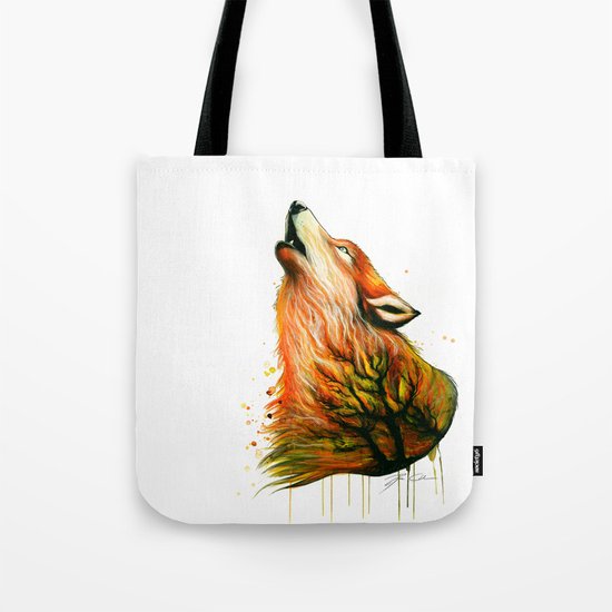 -The burning Forest- Tote Bag