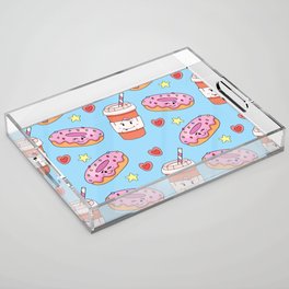 Donut and coffee Acrylic Tray