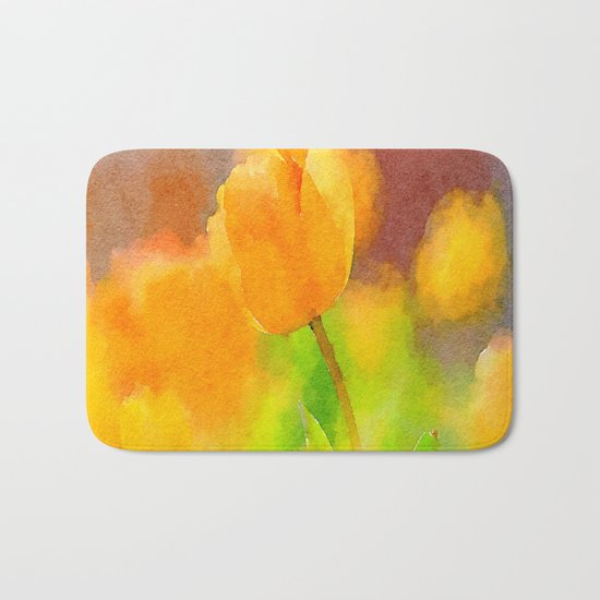 Golden Bath Mat