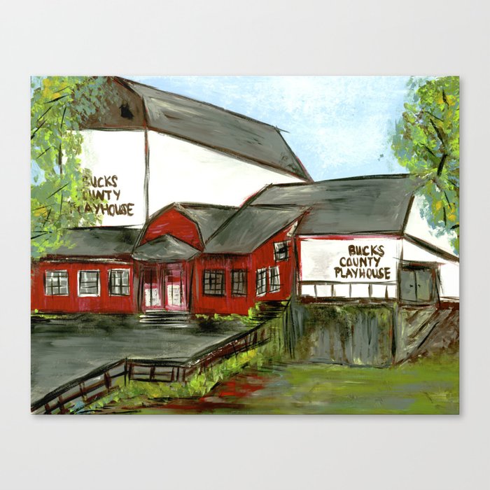 Bucks County Playhouse Canvas Print