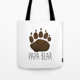 Papa Bear Tote Bag