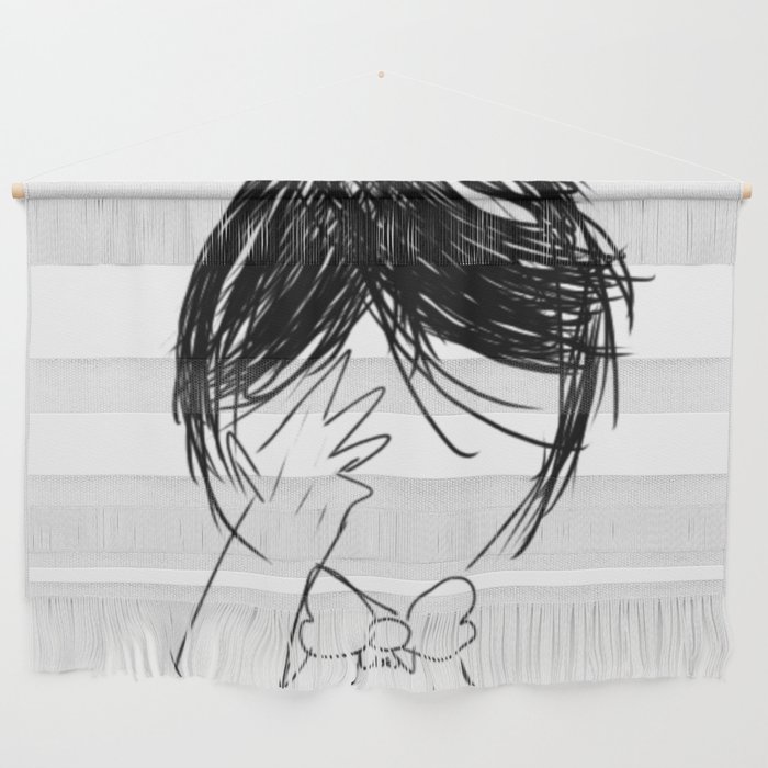 Face Palm Kiddo Sketch Wall Hanging