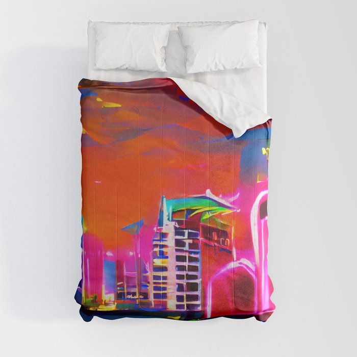 Miami Sunset Comforter
