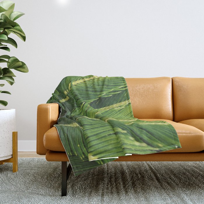 palm tree Throw Blanket