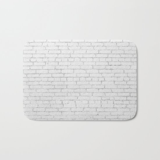 Brick Wall Bath Mat