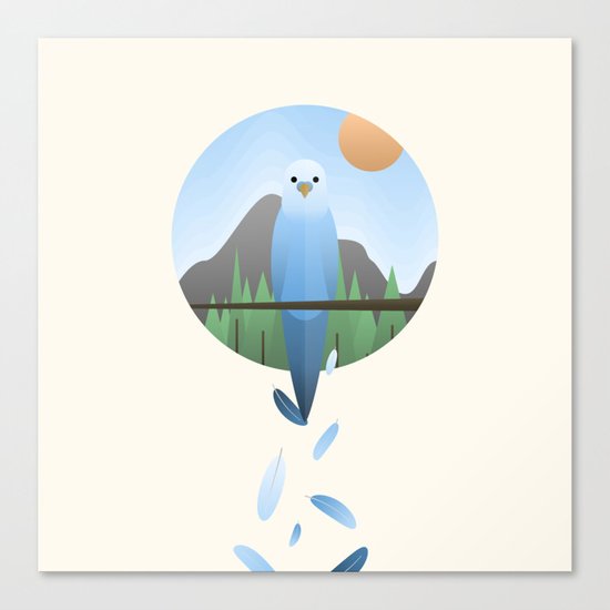 Birdie Canvas Print
