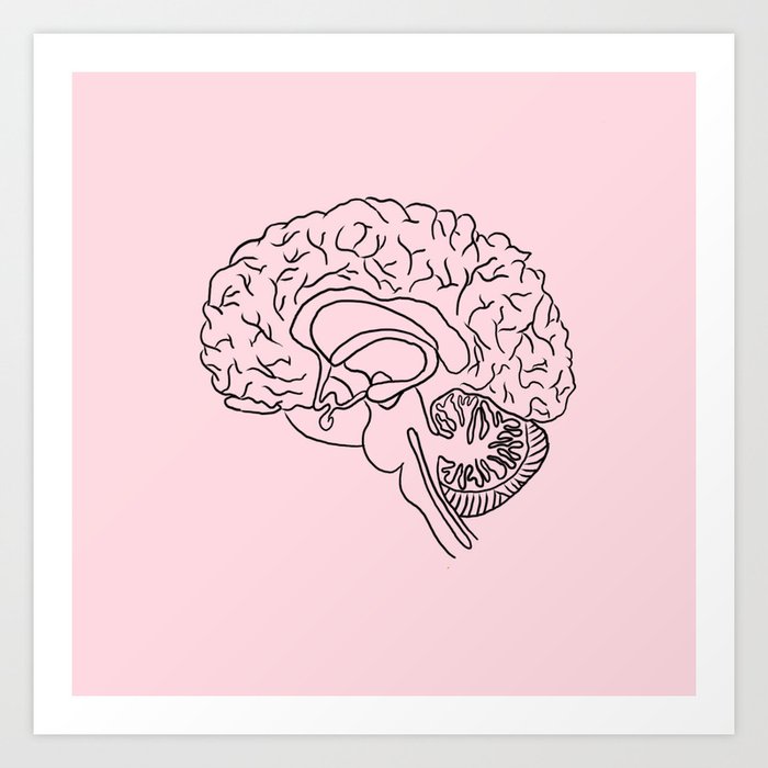 Brain Art Print
