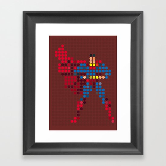 Mr Super Framed Art Print