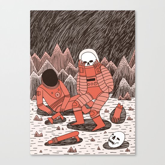 Death in Space Canvas Print