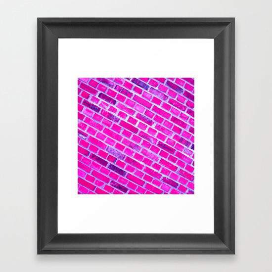 violet wall II Framed Art Print
