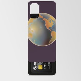 Planet Earth Vintage art. Android Card Case
