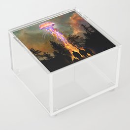 Birth of the Fire Jellyfish  Acrylic Box