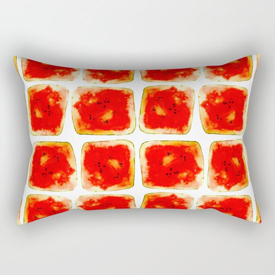 Watermelon cubism Rectangular Pillow