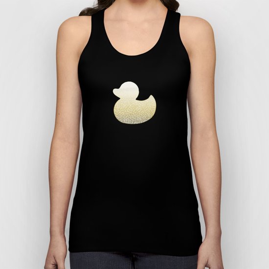 Gradient yellow and white swirls doodles Unisex Tank Top