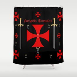 Knights Templar Shower Curtain