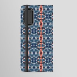 Asian art inspired abstract pattern Android Wallet Case