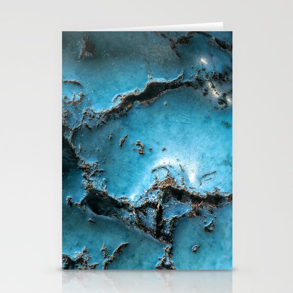 Turquoise stone close up Stationery Cards