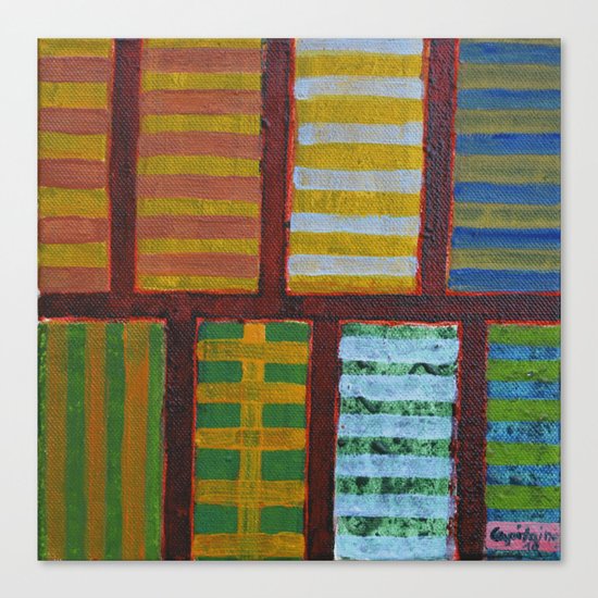 Crossing Lines Canvas Print
