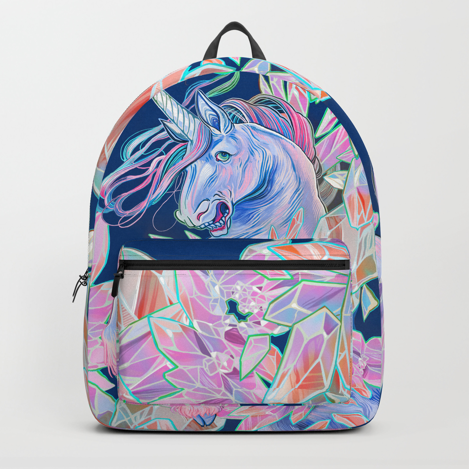 Crystal Snake Rainbow Unicorn Backpack By Sarachnid Society6