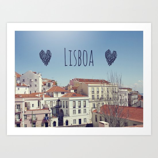 Lisbon Love Art Print