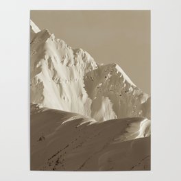 Alaskan Mts. - Mono I Poster