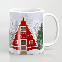 Cozy Christmas Cabin  Coffee Mug
