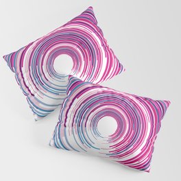 PURPLE AND BLUE SPINNER. Pillow Sham