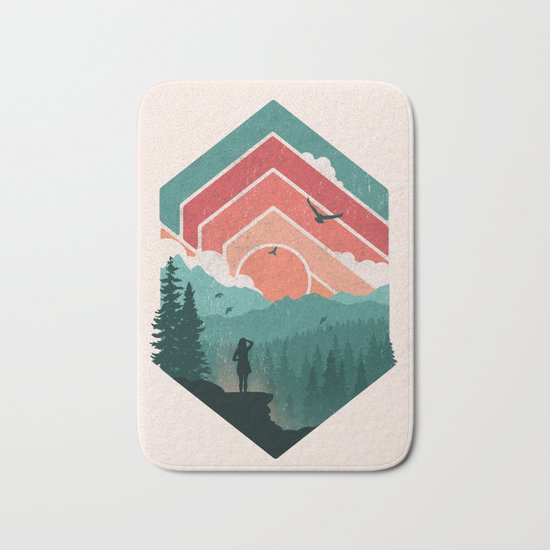 Divided Sky Bath Mat