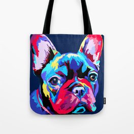 French Bulldog Pop Art #2 Tote Bag