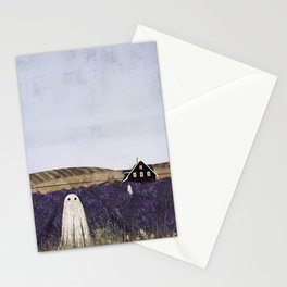 Lavender Fields Stationery Card